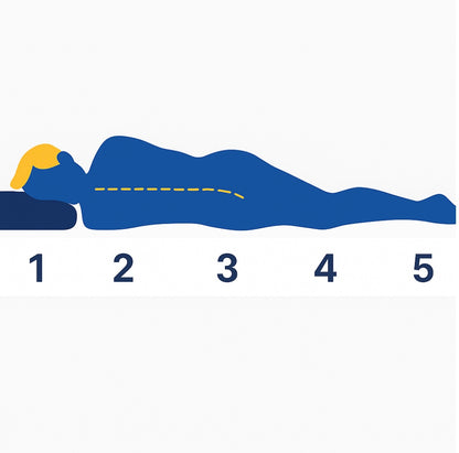 Performance matras 5 zones - Pantera Nautic™ schuim